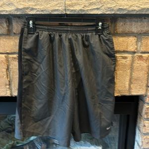 Nike Dri-Fit Swim Shorts with soft liner and mesh pockets.